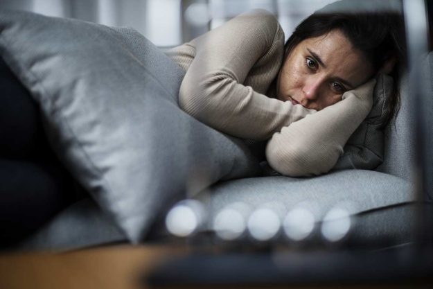 depression Woman Experiencing Symptoms of Depression