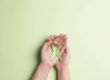 a green ribbon represents world mental health day